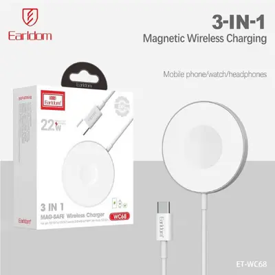 Earldom WC68 3in1 MagSafe Wireless Charger 15W