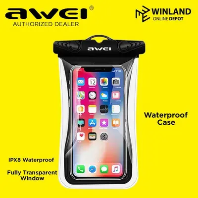 AWEI Waterproof Phone Bag With Airbag