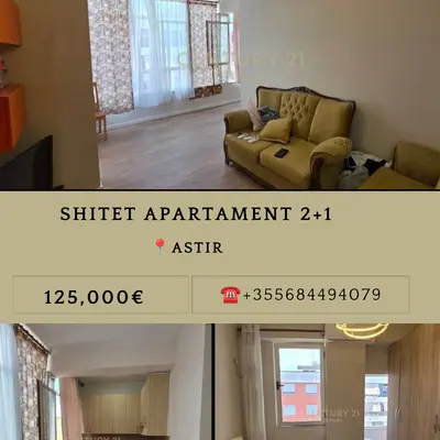 SHITET APARTAMENT 2+1 📍ASTIR